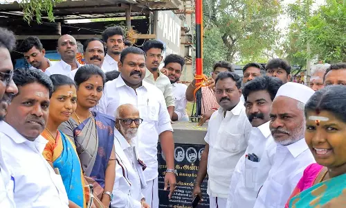 சங்கரன்கோவிலில்  தி.மு.க. கொடியேற்று விழா