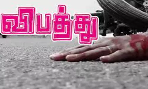 மோட்டார் சைக்கிளில் சென்ற 2 வாலிபர்கள் பலி