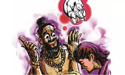 வீட்டில் தனியாக இருந்த பெண்ணிடம் ரூ.15 ஆயிரம் கொள்ளையடித்த போலி சாமியார்