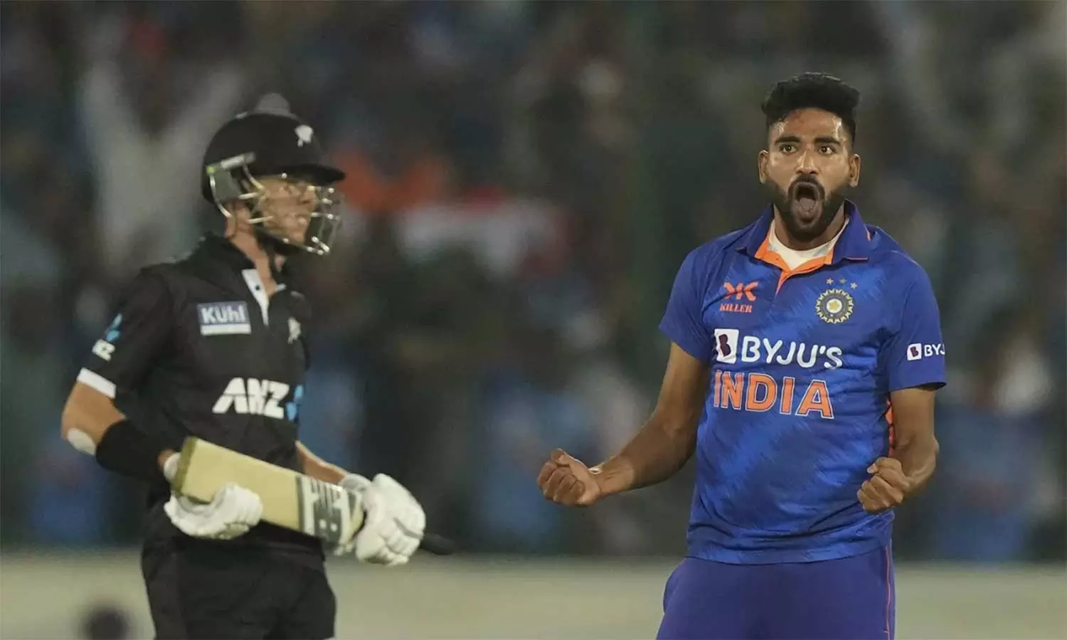 கடைசி ஓவர் வரை நெருக்கடி கொடுத்த நியூசிலாந்து... முதல் ஒருநாள் போட்டியில் இந்தியா திரில் வெற்றி