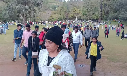 கடந்த 5 நாட்களில் ஊட்டி தாவரவியல் பூங்காவை 60 ஆயிரம் பேர் கண்டு ரசித்தனர்