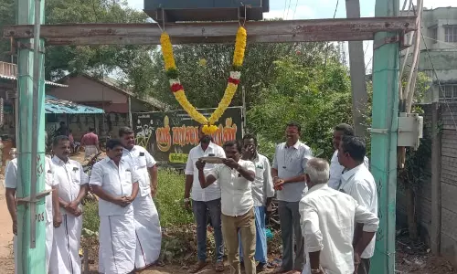 கறம்பக்குடி பேரூராட்சியில் புதிய மின்மாற்றி