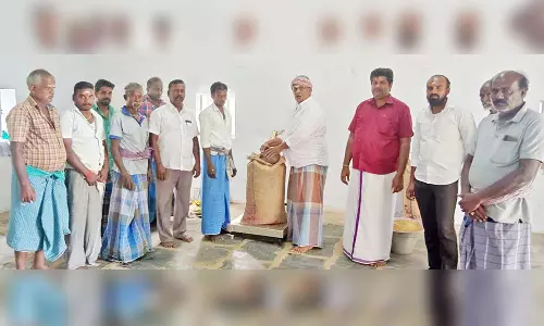 இரும்புதலையில், நெல் கொள்முதல் நிலையம் திறப்பு