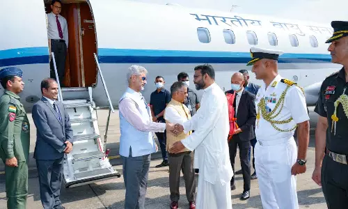 இலங்கை மந்திரியுடன் இந்திய வெளியுறவுத்துறை மந்திரி ஜெய்சங்கர் பேச்சுவார்த்தை