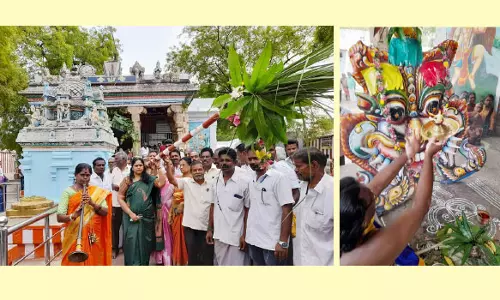 தல்லாகுளம் பெருமாள் கோவிலில் இன்று கொட்டகை முகூர்த்தம்