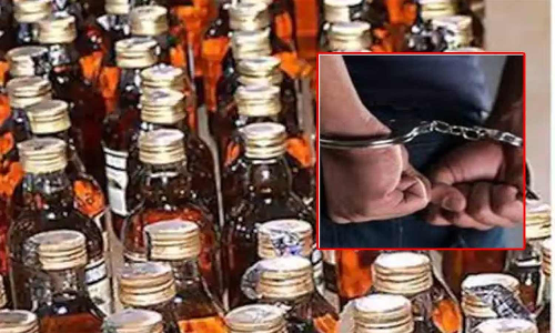 வெளி மாநில மது கடத்திய பெண் கைது