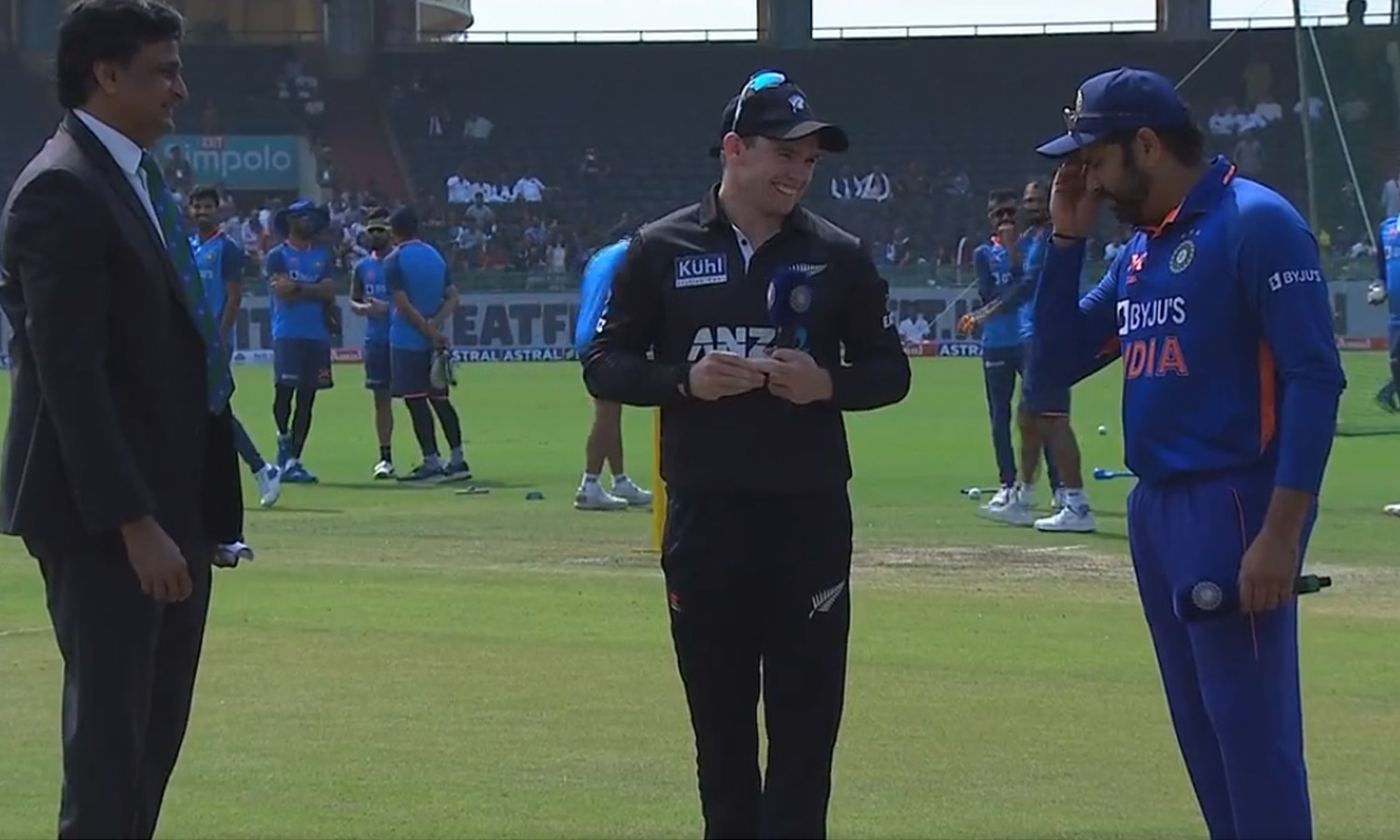 Rohit Sharma’s action after winning the toss makes me laugh: Video going viral