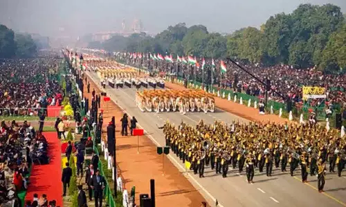 சென்னையில் நடைபெறும் குடியரசு தின விழா அணிவகுப்பிற்குதிருப்பூர் கல்லூரி மாணவர் தேர்வு