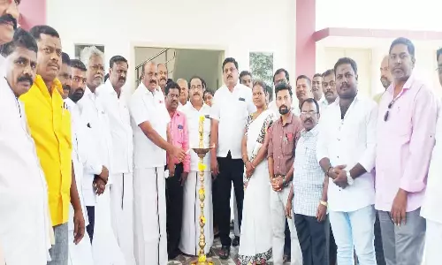 செய்யாறு அறிஞர் அண்ணா அரசு கலைக் கல்லூரியில் ரூ.1 கோடியில் மின்னணு நூலக கட்டிடம் திறப்பு