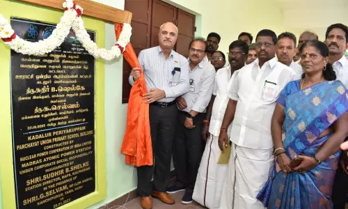 கல்பாக்கம் அணுமின் நிலையம் சார்பில் ரூ.1.50 கோடி செலவில் அரசு பள்ளிகளுக்கு புதிய வகுப்பறை கட்டிடங்கள்