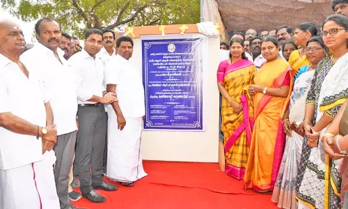 தூத்துக்குடியில் குரூஸ் பர்னாந்துக்கு மணிமண்டபம் -  கனிமொழி எம்.பி. அடிக்கல் நாட்டினார்