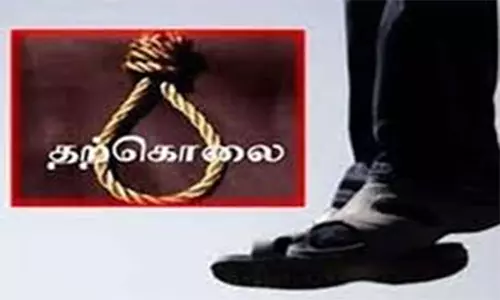 வீட்டில் தூக்கிட்டு தொழிலாளி சாவு