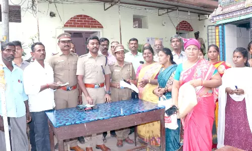 தஞ்சையில் ரூ.5 லட்சம் மதிப்பு செல்போன்கள் மீட்டு உரியவர்களிடம் ஒப்படைப்பு