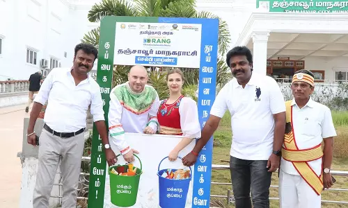 தஞ்சாவூர் மாநகராட்சி தூய்மையை பராமரிப்பதில் சிறந்து விளங்கிறது-ரஷ்ய கலைஞர்கள் பாராட்டு