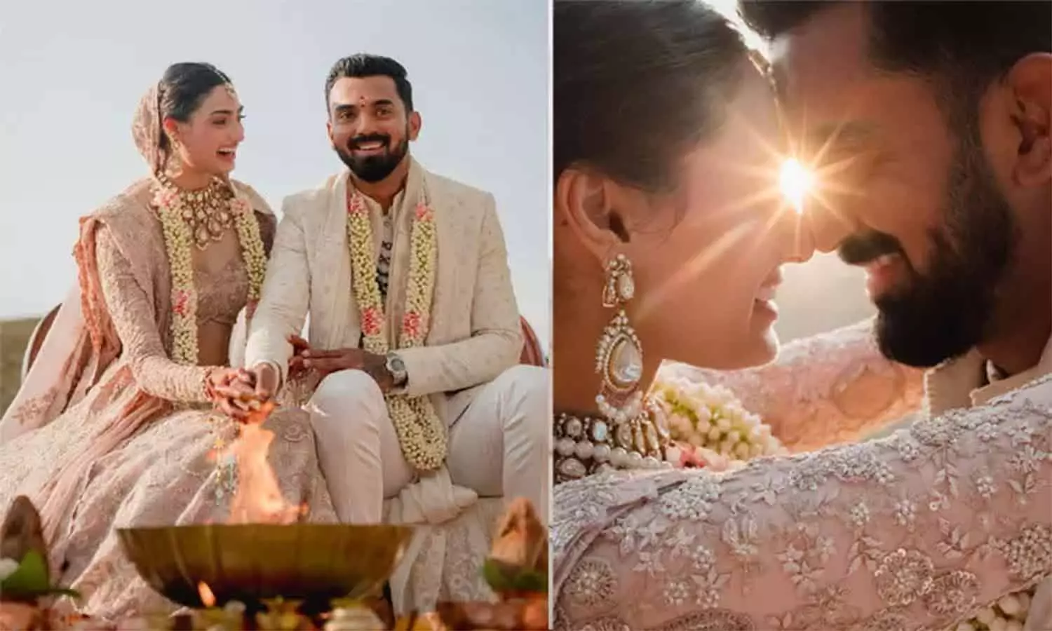 காதலி அதியா ஷெட்டியை கரம்பிடித்தார் கே.எல்.ராகுல் காதலி அதியா ஷெட்டியை கரம்பிடித்தார் கே.எல்.ராகுல்