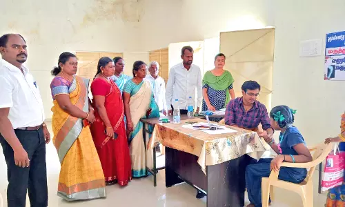 விளாத்திகுளம் அருகே மாற்றுத்திறனாளி மாணவர்களுக்கான  இலவச மருத்துவ முகாம்