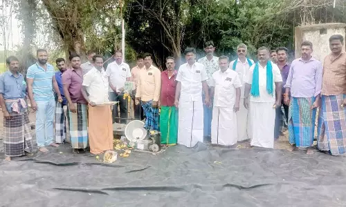 காரையூரில், அரசு நெல் கொள்முதல் நிலையம் திறப்பு