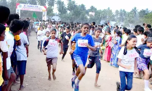 பேராவூரணியில், மினி மாரத்தான் போட்டி