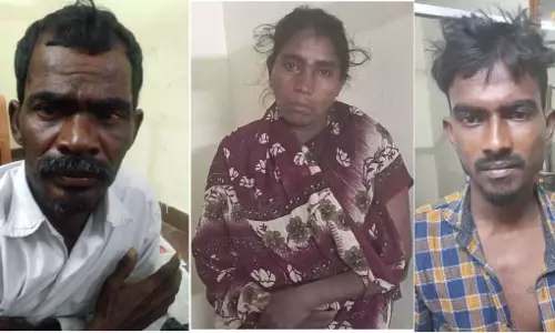 பண்ருட்டி அருகே சாராயம் விற்ற கணவன்-மனைவி, மகன் கைது