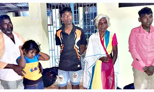 இலங்கையில் இருந்து ஒரே குடும்பத்தை சேர்ந்த 5 பேர் அகதிகளாக தனுஷ்கோடி வருகை