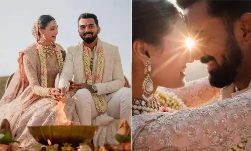 காதலி அதியா ஷெட்டியை கரம்பிடித்தார் கே.எல்.ராகுல்