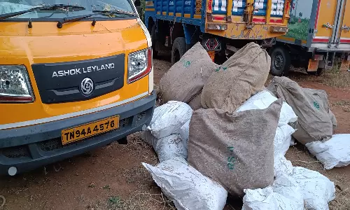 வாகன சோதனையில் ரூ. 6 லட்சம் குட்கா பறிமுதல்