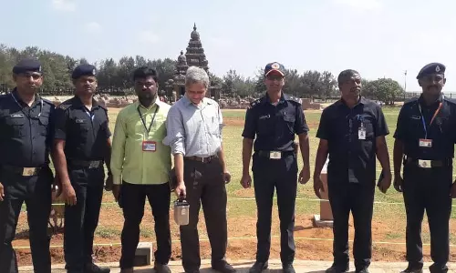 மாமல்லபுரம் புராதன சின்னங்கள் பகுதியில் கதிர்வீச்சா? - அணு விஞ்ஞானிகள், பேரிடர் மீட்பு குழுவினர் ஆய்வு