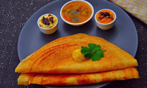 கோதுமை வரகு கேழ்வரகு தோசை