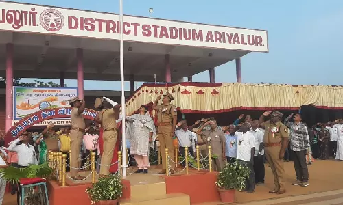 அரியலுாரில் குடியரசு தின விழா கொண்டாட்டம்