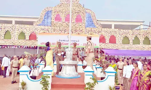 திருவாரூரில் குடியரசு தினவிழா