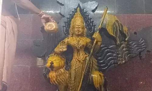 வாலாஜா தன்வந்திரி பீடத்தில் பாரத மாதாவிற்கு ஹோமம், அபிஷேகம்