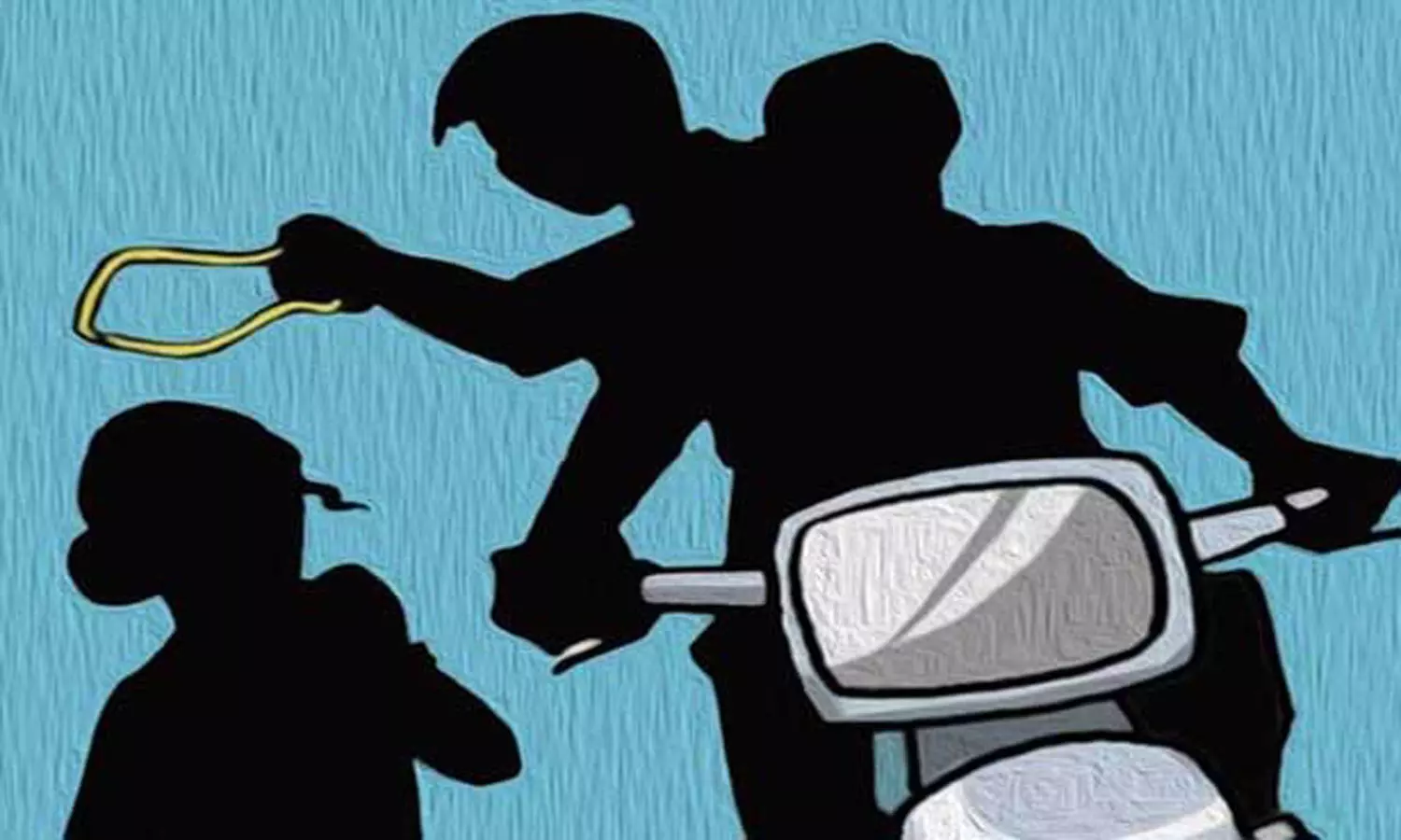 நாகர்கோவில் அருகே கணவருடன் மோட்டார் சைக்கிளில் சென்ற பெண்ணை தாக்கி நகை பறிப்பு