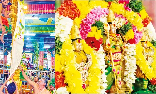 சோலைமலை முருகன் கோவில் தைப்பூச திருவிழா கொடியேற்றத்துடன் தொடக்கம்