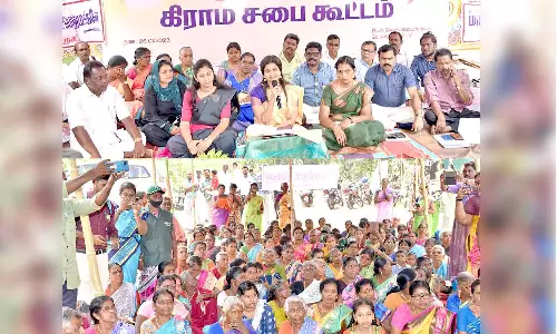 வேலங்குடி ஊராட்சியில் கிராமசபை கூட்டம்- கலெக்டர் பங்கேற்பு