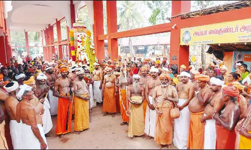 சாமிதோப்பு அய்யா வைகுண்டசாமி தலைமை பதியில் கலி வேட்டை