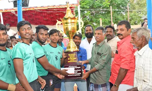 சிங்கம்பாறை புனித சின்னப்பர் ஆலய திருவிழாவை முன்னிட்டு நடந்த மாநில அளவிலான கபடி போட்டியில் நெல்லை அணி வெற்றி