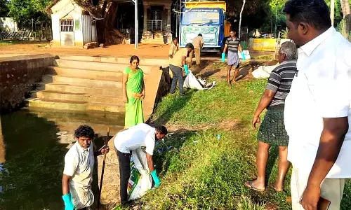 சாயர்புரம் பேரூராட்சியில் தூய்மை பணி