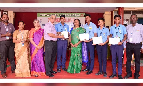 அறிவியல் திறன் போட்டியில் சாகுபுரம் பள்ளி மாணவர்கள் தேசிய அளவில் சாதனை