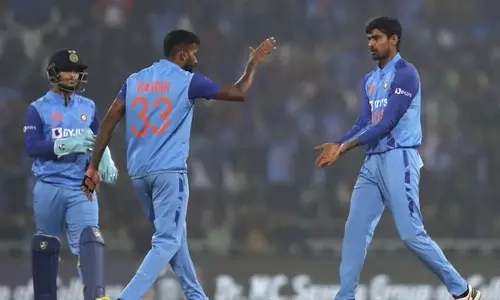 நியூசிலாந்துக்கு எதிரான 2வது டி20 கிரிக்கெட் போட்டி- இந்தியாவுக்கு 100 ரன்கள் இலக்கு