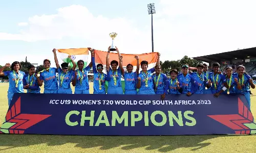 ஜூனியர் பெண்கள் உலக கோப்பை - சாம்பியன் பட்டம் வென்ற இந்திய அணிக்கு ரூ.5 கோடி பரிசு