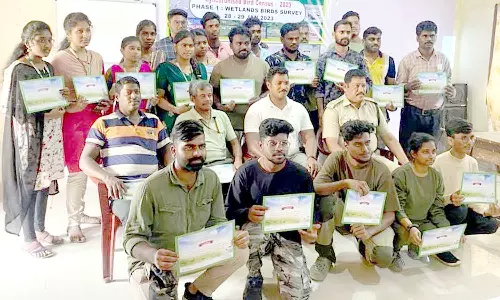 கோடியக்கரை சரணாலயத்தில் பறவைகள் கணக்கெடுப்பு பணி நிறைவு