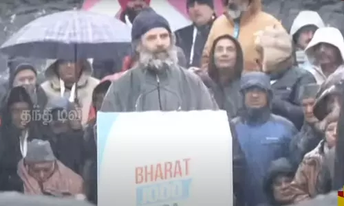 நாட்டின் அடித்தளத்தை அழிக்க நினைக்கும் சித்தாந்தத்திற்கு எதிராக நிற்பதே எங்கள் நோக்கம் - ராகுல்காந்தி