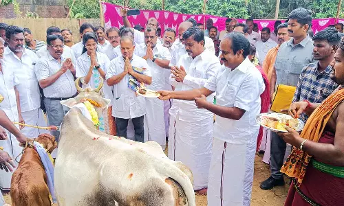 செம்பனார்கோவிலில், கால்நடை மருத்துவமனைக்கான கட்டுமான பணிகள் தொடக்கம்