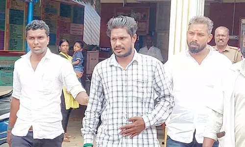 திருவாரூரில், விசாரணைக்கு அழைத்து வந்த ரவுடி தற்கொலை முயற்சி