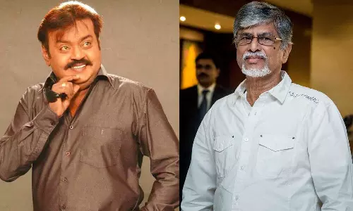 விஜயகாந்தை நேரில் சந்தித்த இயக்குனர் எஸ்.ஏ.சந்திரசேகர்