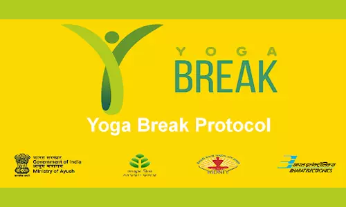 பணியிடத்தில் மன அழுத்தத்தைக் குறைக்க அரசு அலுவலர்களுக்கு யோகாபிரேக் செயலி