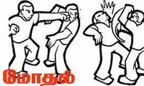 நெல்லிக்குப்பத்தில் பரபரப்பு  தி.மு.க. நிர்வாகிகள் கடும் மோதல்