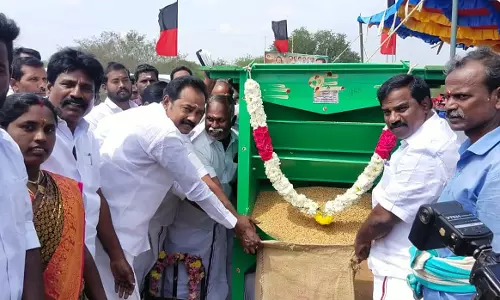 நெல் கொள்முதல் நிலையம் திறப்பு
