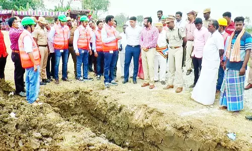 நாகையில், பாதுகாப்பு ஒத்திகை நிகழ்ச்சி- கலெக்டர் பங்கேற்பு