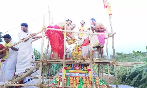 சேத்துப்பட்டு ஜெகநாதபுரம் கிராமத்தில் மாரியம்மன் கோவில் கும்பாபிஷேகம்